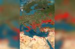 Φλέγονται Ιταλία και Ελλάδα – Καταγραφή των πυρκαγιών στο χάρτη από τη NASA