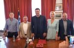 Συνάντηση της Κατερίνας Μονογυιού με τον Βασίλη Κικίλια στη Μύκονο, Πρωτοβουλίες για ισχυρότερη λιμενική παρουσία στη Μύκονο