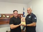 Συνάντηση ΕΛΝΑ με νέο Λιμενάρχη Θήρας Πλωτάρχη Λ.Σ Βαρελά Παναγιώτη