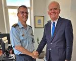 Συνάντηση του Προέδρου της Ένωσης Αξιωματικών Ν. Αιγαίου με τον Υφυπουργό Προστασίας του Πολίτη