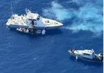 Καταδίωξη στο Αιγαίο: Το Λιμενικό ακινητοποίησε ταχύπλοο με δεκάδες αλλοδαπούς ανοικτά της Kέρου - Eλληνας και Κύπριος στο σκάφος