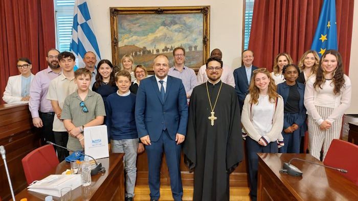 Συνάντηση Φίλιππου Φόρτωμα με μαθητές και γονείς του ομογενειακού σχολείου “A. Fantis School”