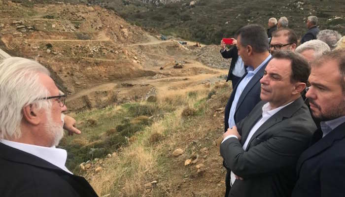 Παρέμβαση Φίλιππου Φόρτωμα για την πορεία υλοποίησης του φράγματος του Τσικαλαριού Νάξου