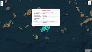 Στο χορό των Ρίχτερ οι Κυκλάδες: Νέοι σεισμοί ανοιχτά της Σαντορίνης - 4,9R (09:17) - 4,6R (08:39) και 4,8R (07:58) οι μεγαλύτεροι