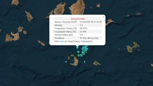 Δύο νέοι σεισμοί 3,4 ρίχτερ στην Σαντορίνη