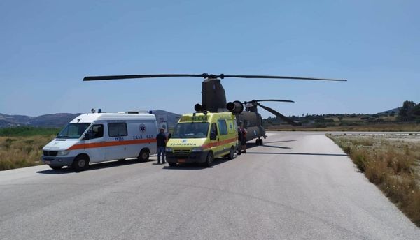 Αεροδιακομιδές ασθενών από νησιά των Κυκλάδων