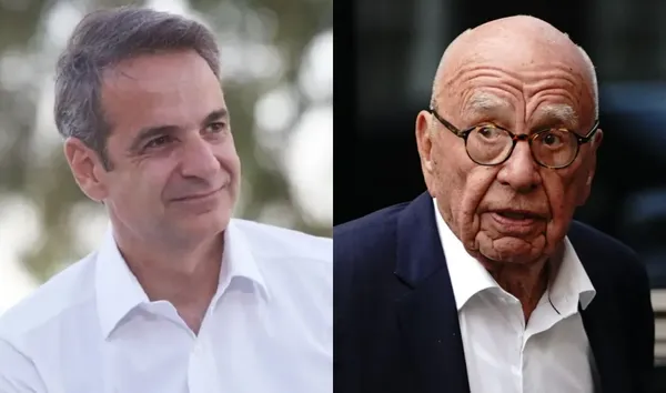 Μητσοτάκης και Μέρντοχ δείπνησαν σε ψαροταβέρνα της Τήνου