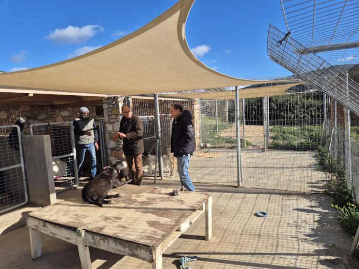 Επίσκεψη Μπιζά στο καταφύγιο αδέσποτων ζώων του PAWS στο Μαράθι και υπογραφή νέας σύμβασης παροχής υπηρεσιών