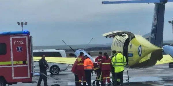 Έφτασαν στη Θεσσαλονίκη οι 2 τραυματίες, μεταφέρονται στο Παπαγεωργίου